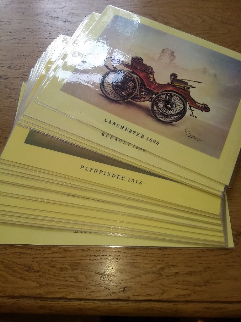 Auto  Placemat  20 stuks, Ophalen