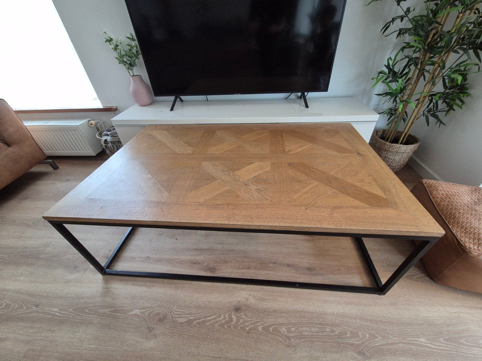 Eiken salontafel 135 x 85 cm – WEBA, Ophalen