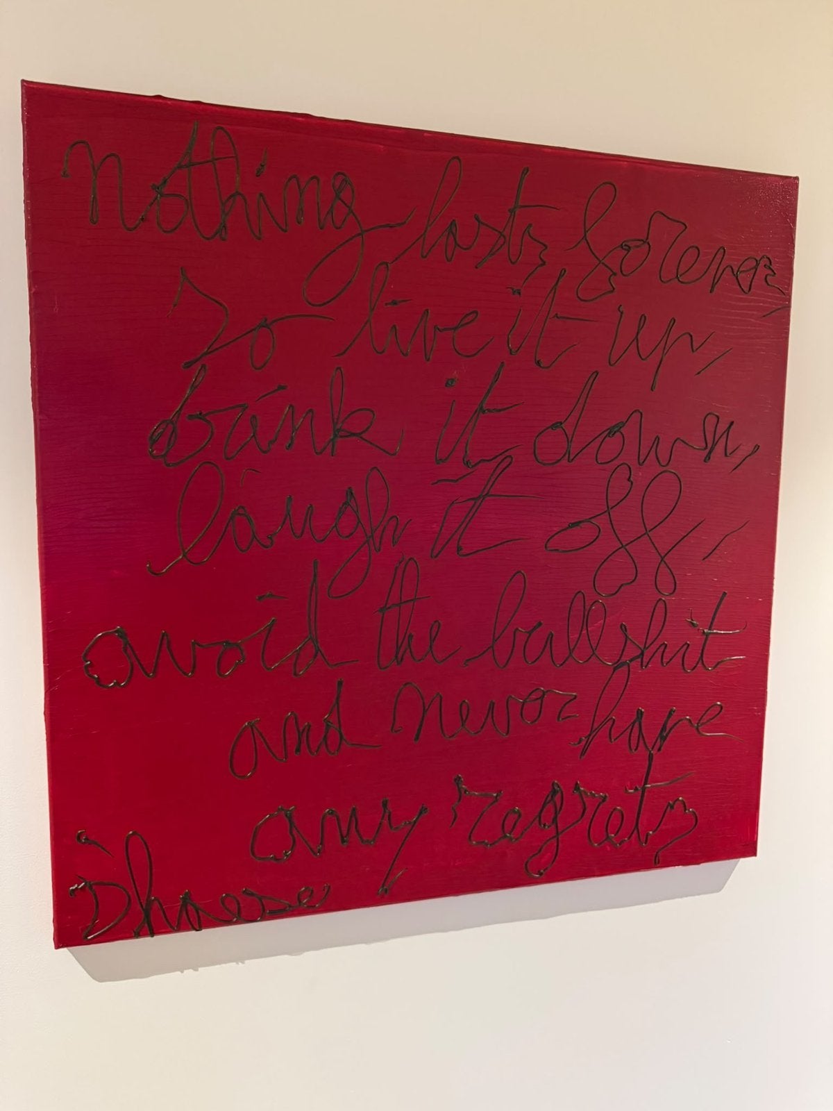 Schilderij Hannes D’haese 80 x 80 cm, Ophalen, Wanddecoratie