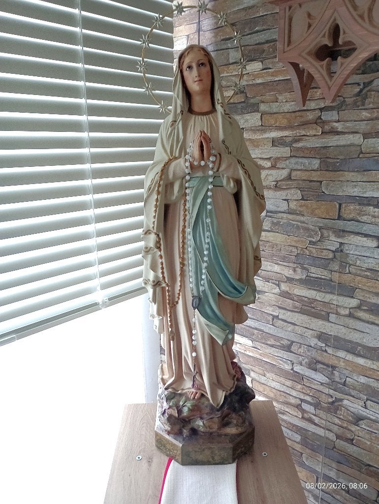 Statue religieuse Sainte Vierge Marie N.D Lourdes 72cm, Enlèvement