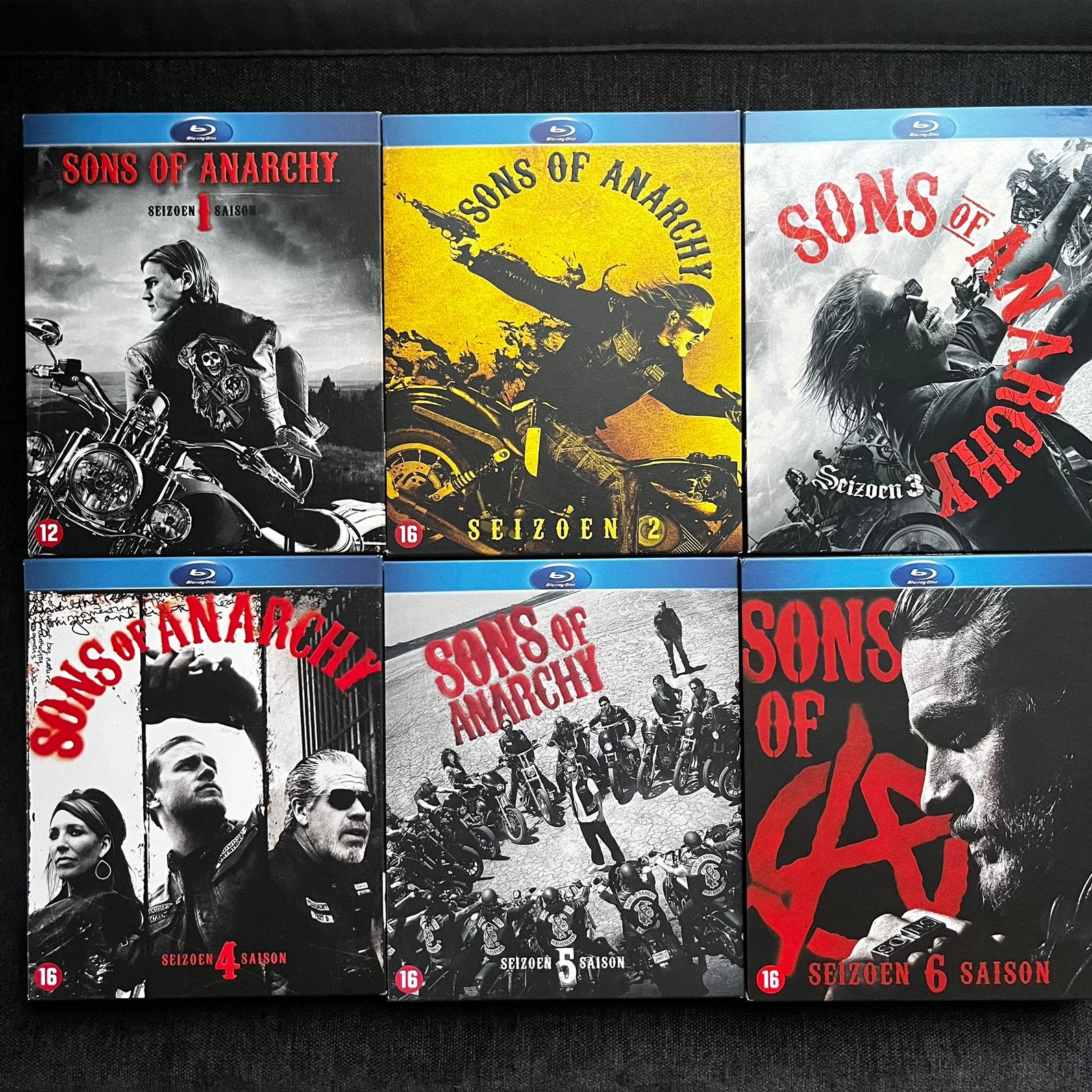 Pochette Blu-ray de Sons of Anarchy saison 1 à 6 OOP, CD & DVD, Série, Enlèvement ou Envoi, Comme neuf, TV & Séries télévisées