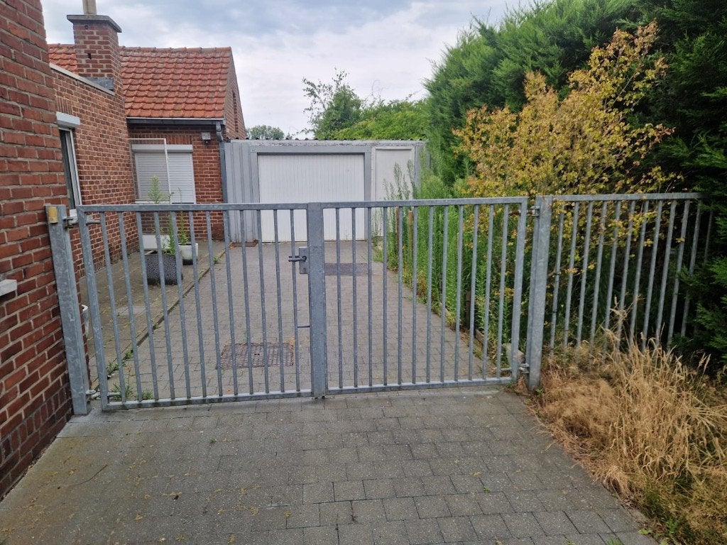 Ijzer hekwerk te koop, Tuin en Terras, Tuinhekken en Hekwerk, Ophalen, Gebruikt, IJzer, Met poort