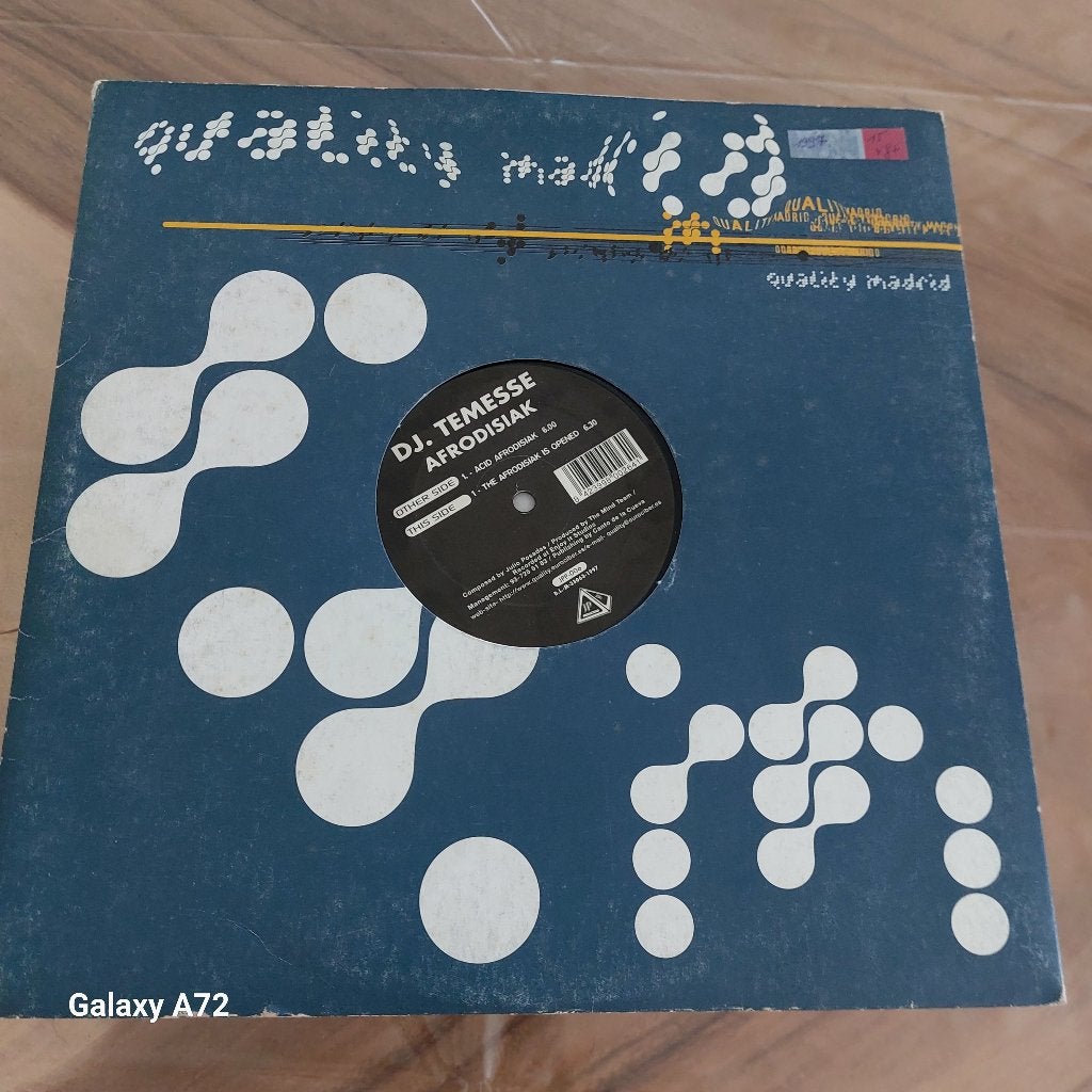 dj temesse afrodisiak 12 inch maxi, Gebruikt, Trance, Ophalen of Verzenden, 12 inch