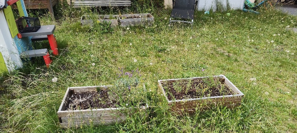 4 beaux bacs à fleurs, Comme neuf, 30 à 60 cm, Enlèvement, Intérieur