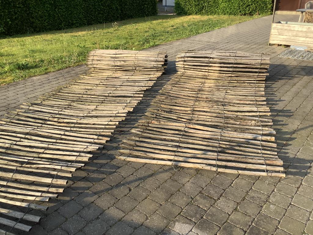 Kastanjehouten omheining, Tuin en Terras, Ophalen, Zo goed als nieuw