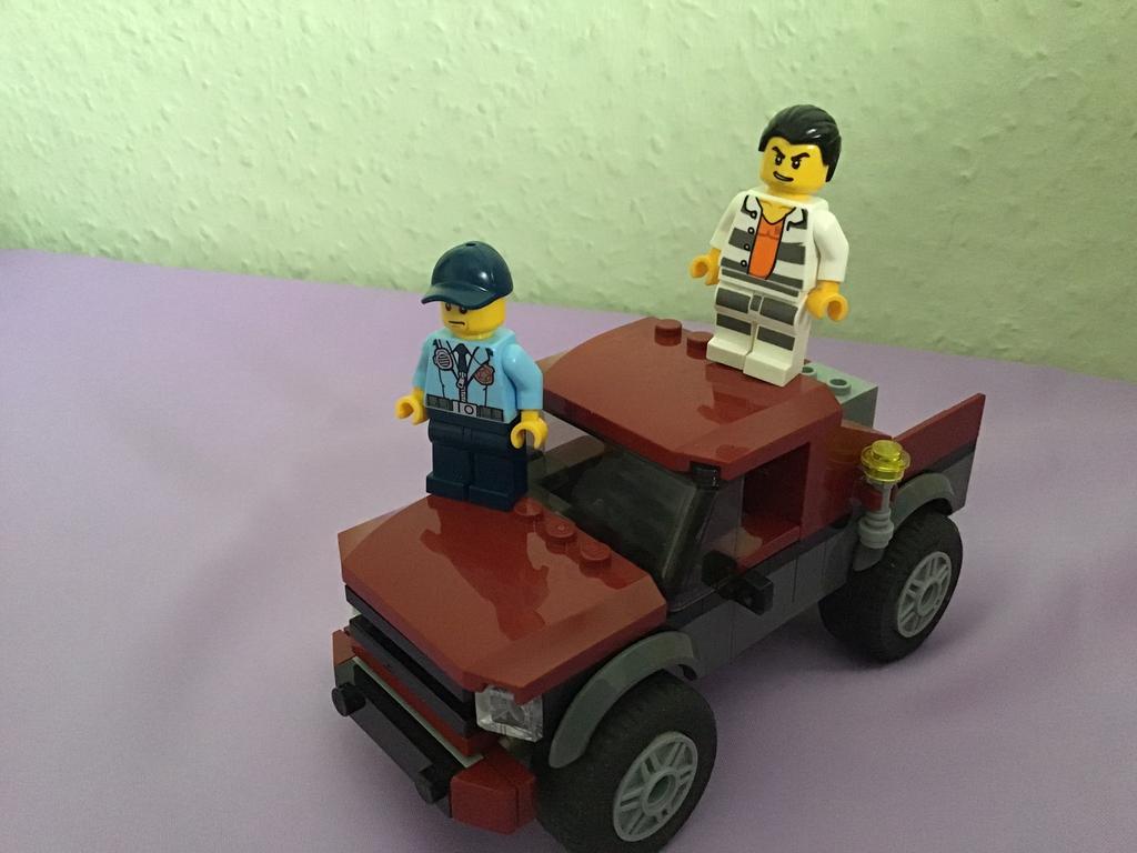 Lego city politie achtervolging, Ophalen of Verzenden, Zo goed als nieuw, Lego