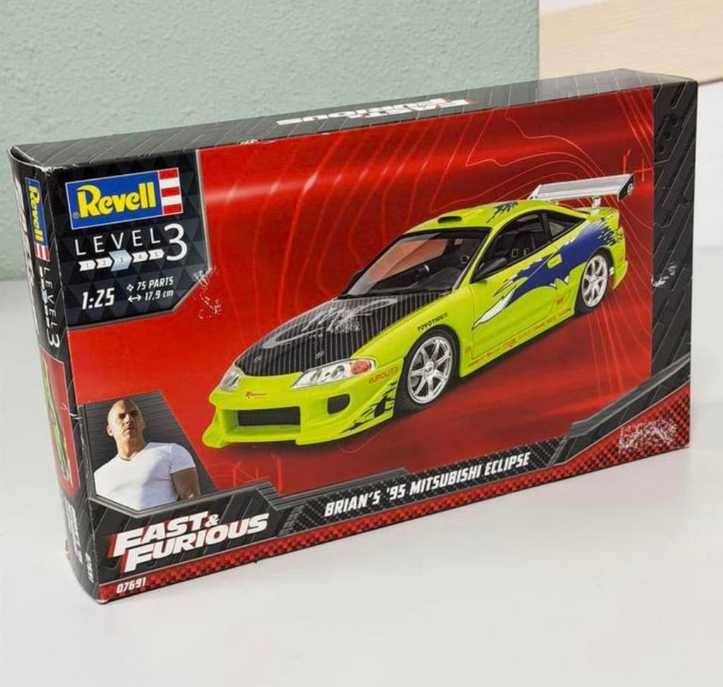 Revell Fast & Furious Mitsubishi Eclipse 1:25 Nieuw model, Auto, Revell, Groter dan 1:32, Nieuw