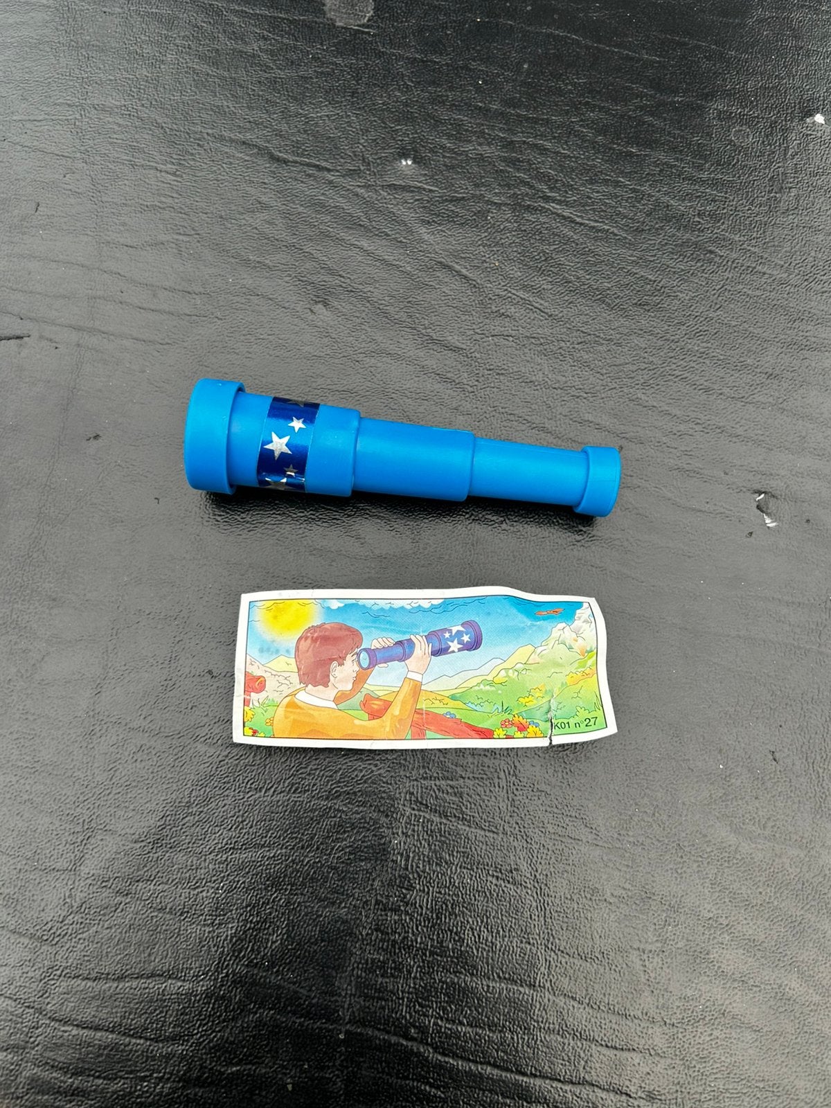 Kinder Surprise K01 n27 telescoop – vintage – met briefje, Verzamelen, Ophalen of Verzenden, Zo goed als nieuw, K-nummers
