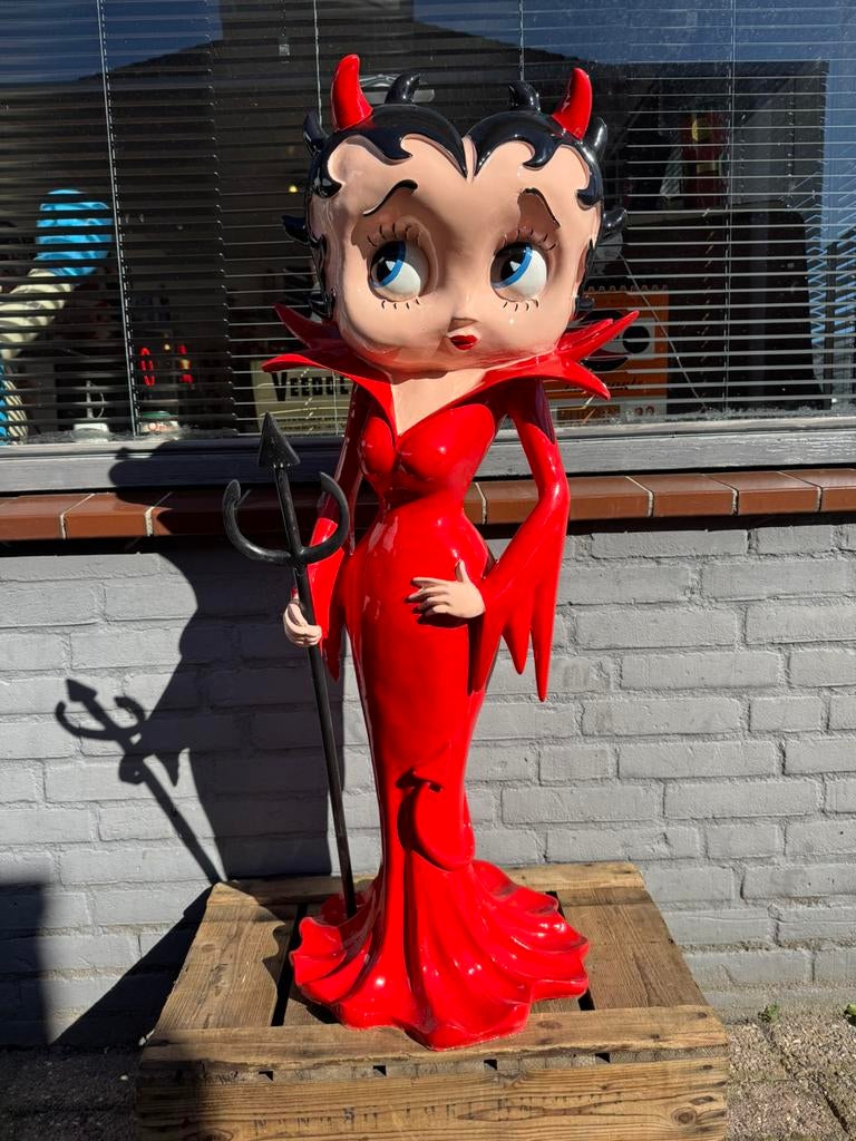 Groot Betty Boop als Duivel beeld, Ophalen, Zo goed als nieuw, Mens