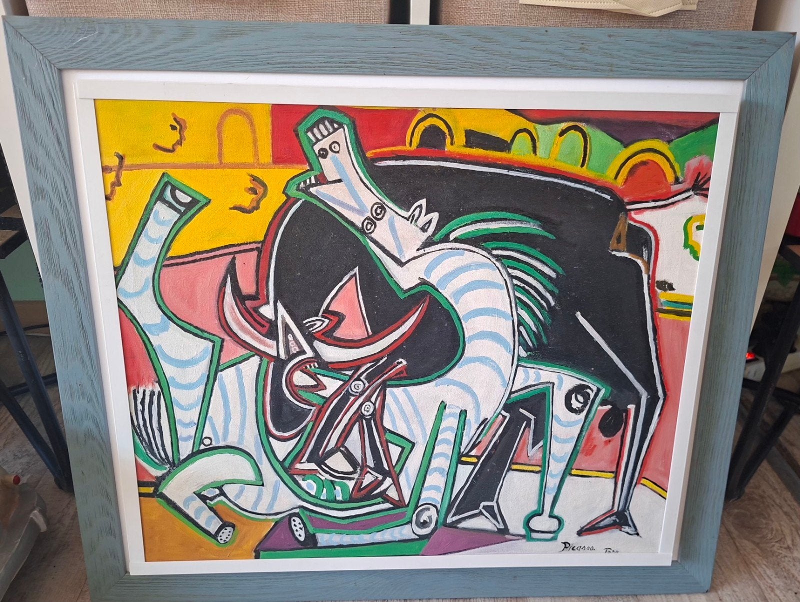Reproduction professionnelle Pablo Piccaso, Antiquités & Art, Édition limitée, Enlèvement, Animaux et nature, Autre technique