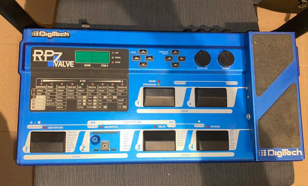 Digitech RP-7 Valve, Musique & Instruments, Effets, Utilisé, Multi-effet, Enlèvement ou Envoi