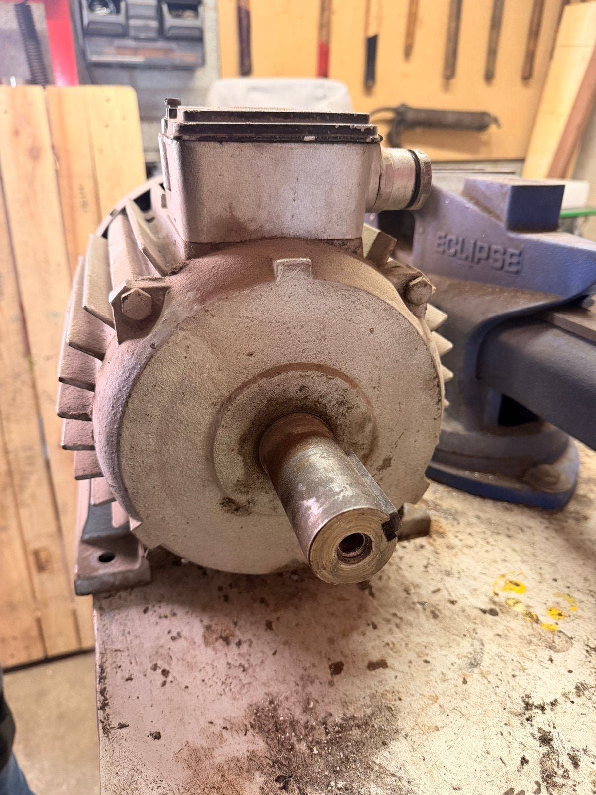 7kw elektromotor, Ophalen, Zo goed als nieuw, Elektromotor