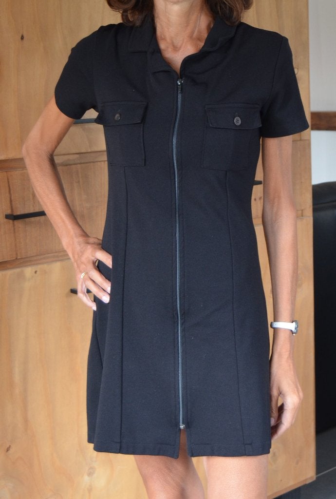Petite robe noire Etam, Enlèvement ou Envoi, Porté, Noir, Au-dessus du genou