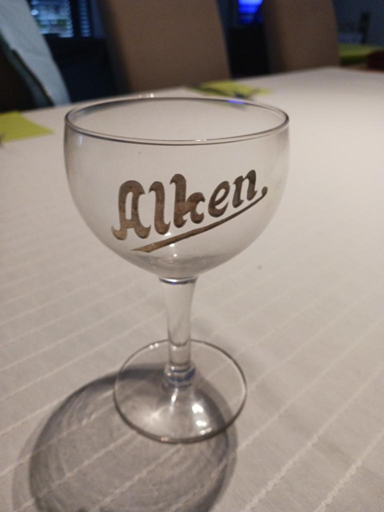 9 glazen van cristal Alken, Collections, Verres & Petits Verres, Enlèvement