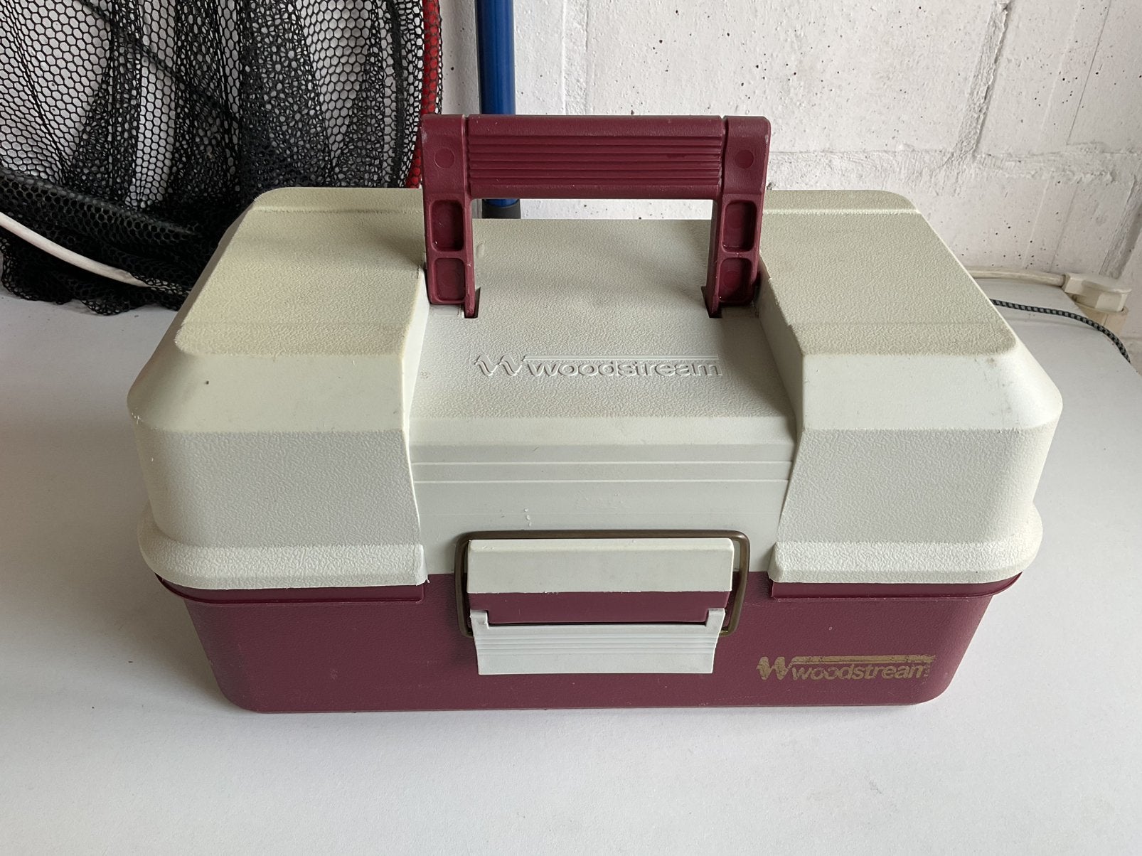 Woodstream tackle box, Ophalen of Verzenden, Gebruikt, Koffer of Tas