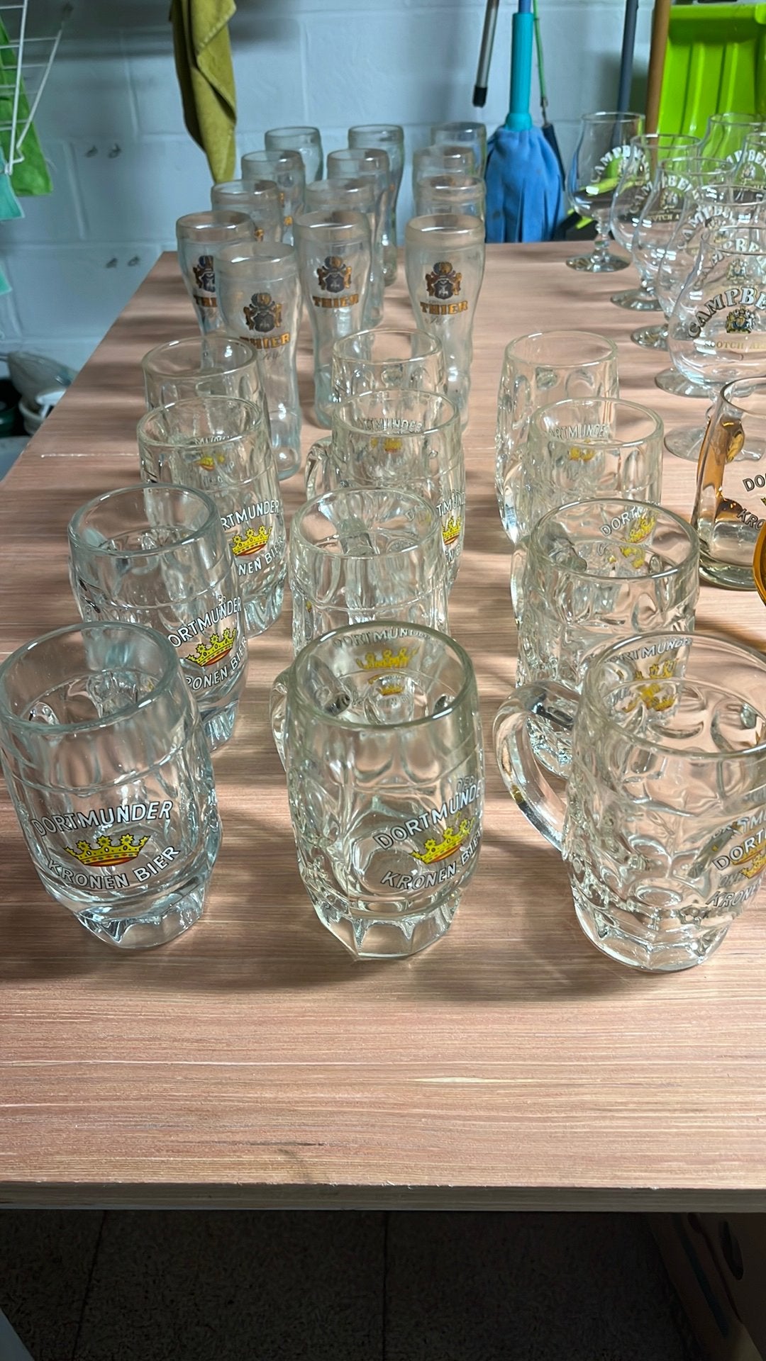 Différents verres à bière, Collections, Enlèvement, Comme neuf, Verre à bière