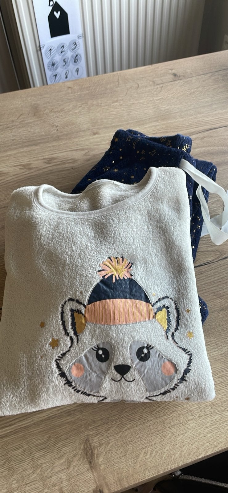 Pyjama fleece maat 176 Bel en Bo, Enfants & Bébés, Enlèvement, Utilisé