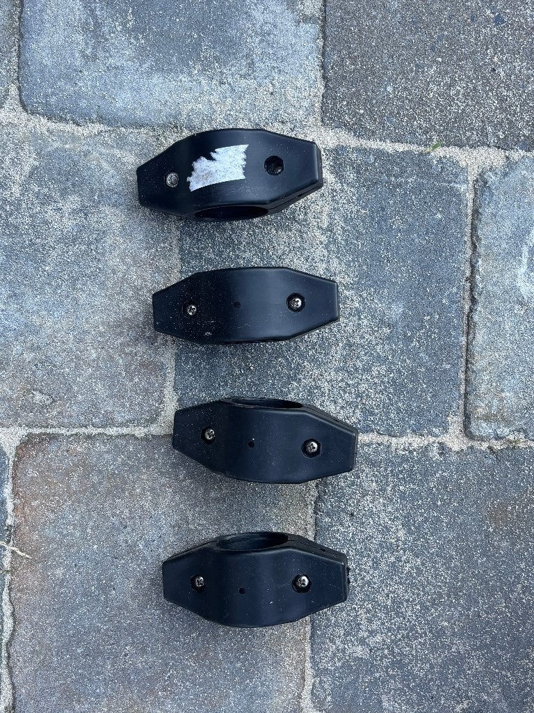4 middenklemmen voor draadpaneel (48mm), Tuin en Terras, Ophalen of Verzenden, Nieuw, Minder dan 10 meter, Draad