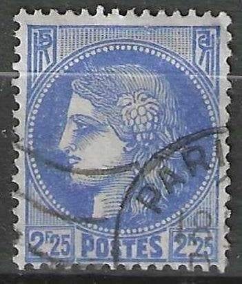 Frankrijk 1938/1941 - Yvert 374 - Type Ceres - 2,25 F (ST), Verzenden, Gestempeld