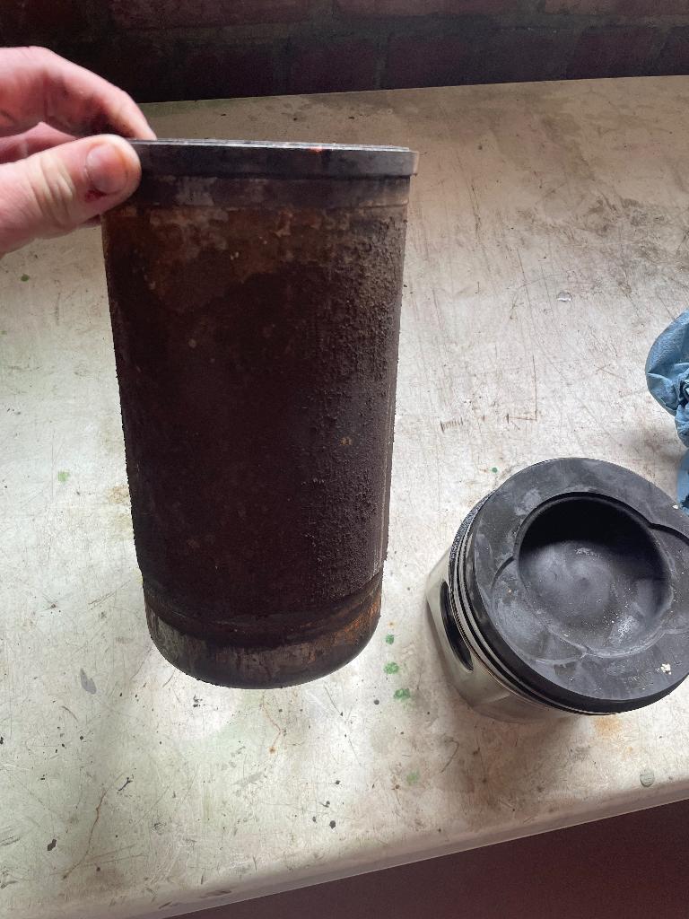 John deere 4450 zuigers en bussen, Ophalen, John Deere