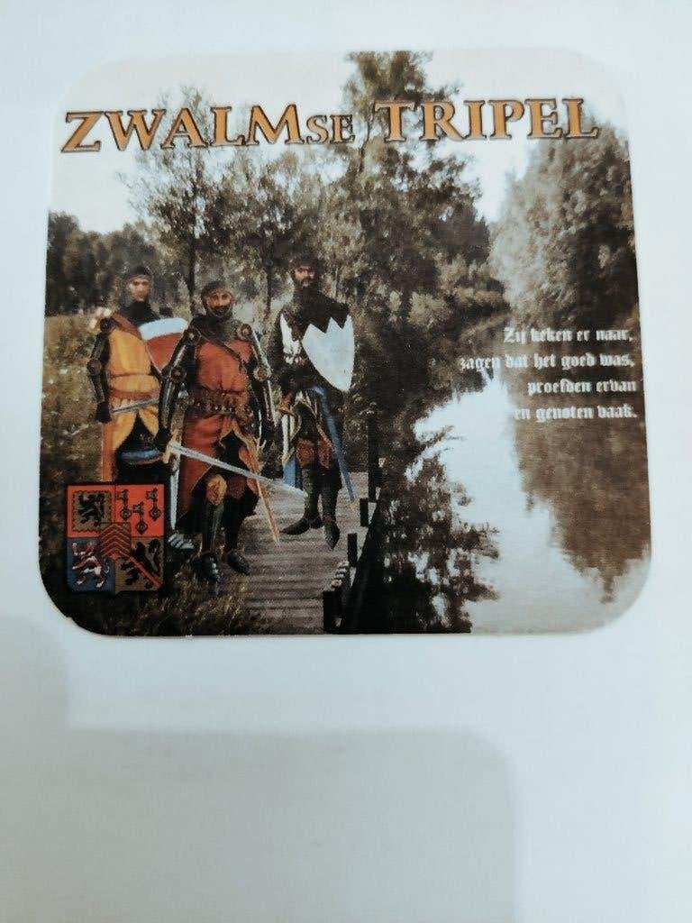 Bierviltje Zwalmse tripel, Ophalen of Verzenden, Zo goed als nieuw, Viltje(s), Overige merken
