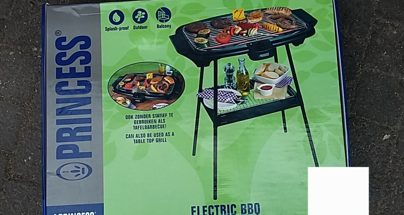 Electrische bbq princess, Ophalen, Nieuw, Princess