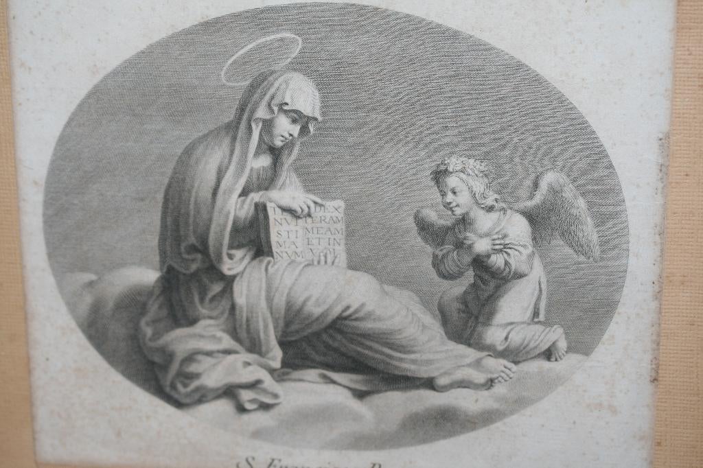 Gravure 18de eeuw - S. Francisca Romana, Ophalen of Verzenden, Gravure, 1700 - 1799