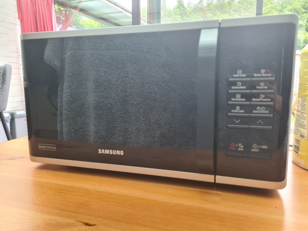 Micro-ondes samsung, Comme neuf, Moins de 45 cm, Enlèvement, À Poser