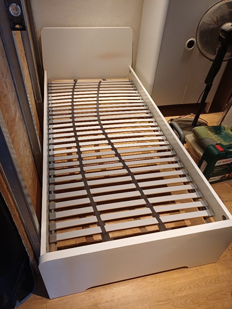 eenpersoons bed, Huis en Inrichting, Ophalen, Gebruikt, 90 cm, Eenpersoons