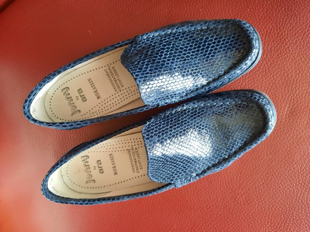 ARA, BLAUWE LOAFERS 38 1/2 NIEUW!, Blauw, Instappers, Nieuw, Ophalen of Verzenden