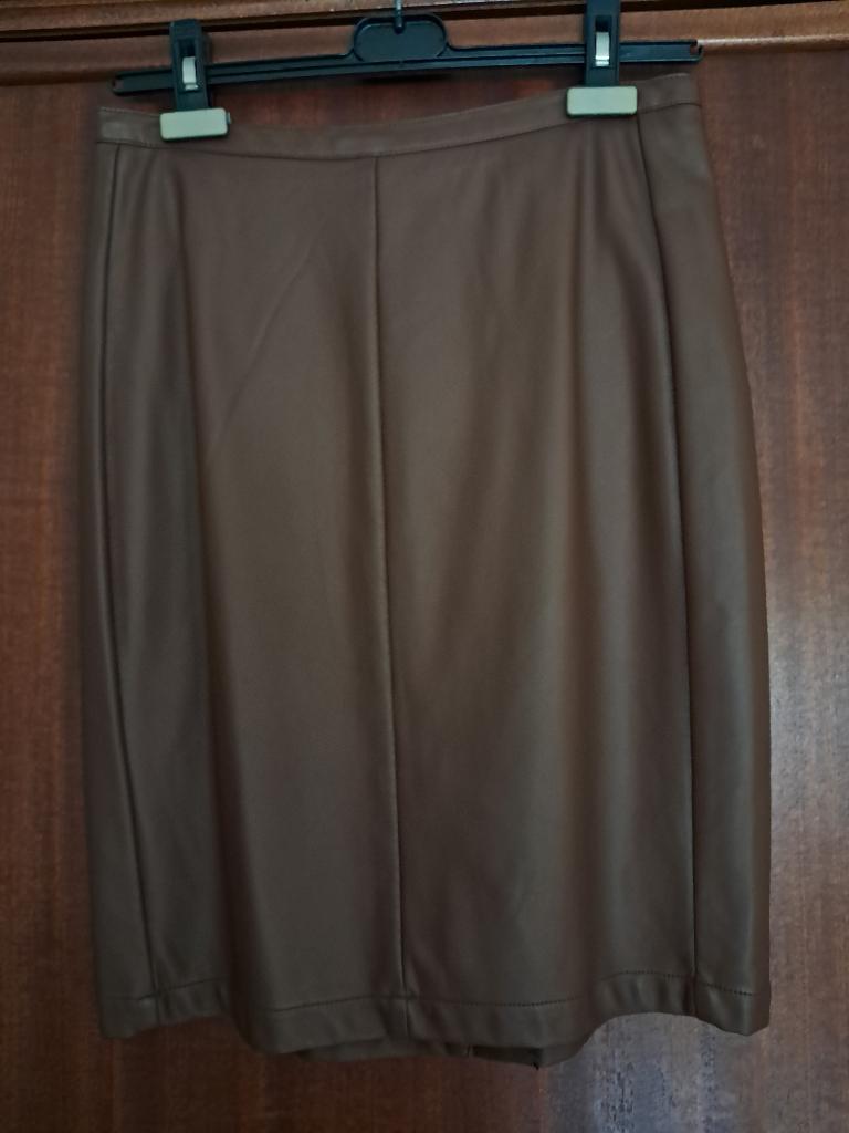 Rok bruin imitatieleer maat 36 - NIEUW, Kleding | Dames, Rokken, Bruin, JBC, Nieuw, Ophalen of Verzenden