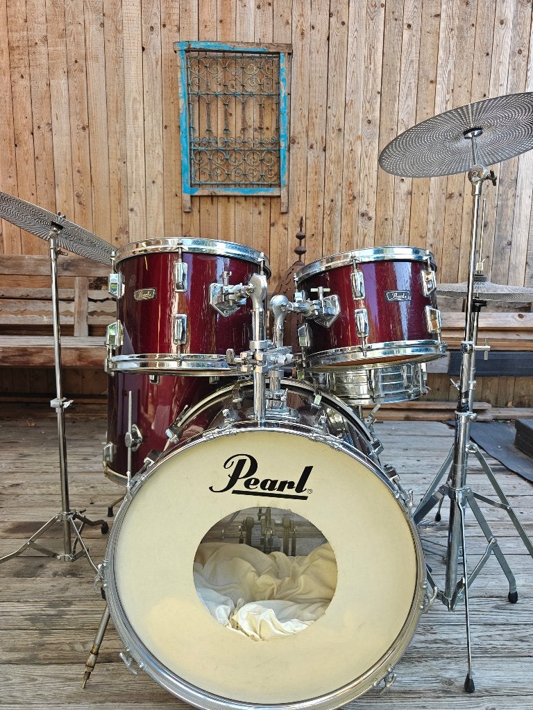 Pearl vintage des années 70 en fibre d'érable, Musique & Instruments, Enlèvement, Utilisé, Pearl