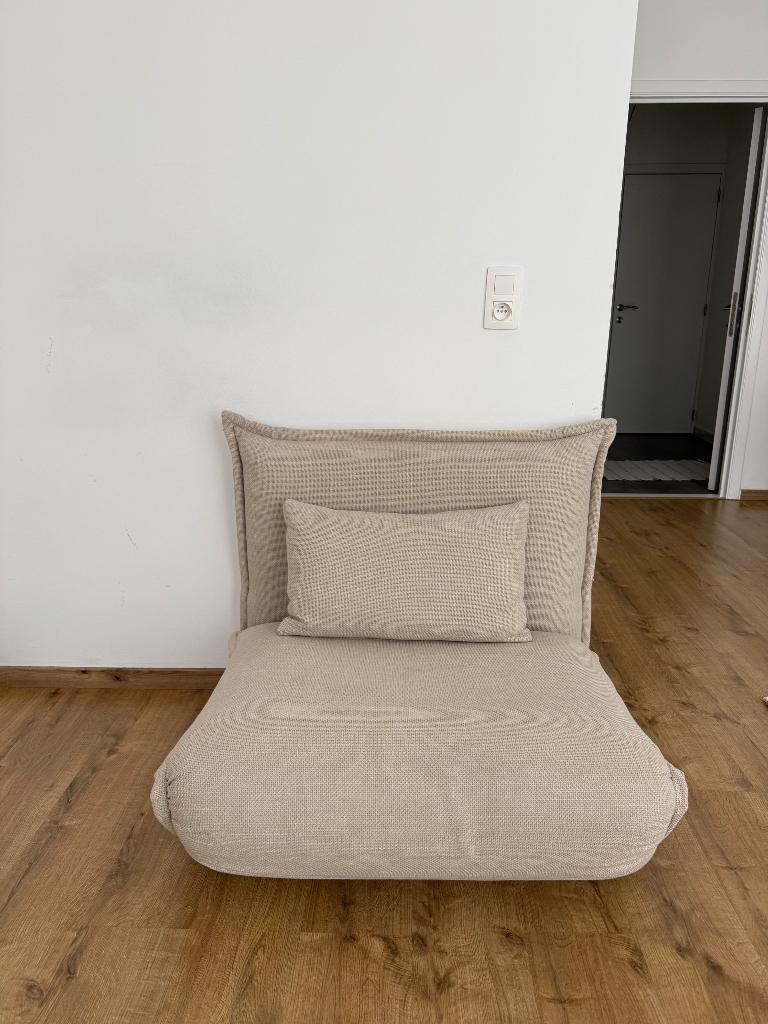 Maison du monde zit + lig fauteuil, Ophalen, Zo goed als nieuw, Stof