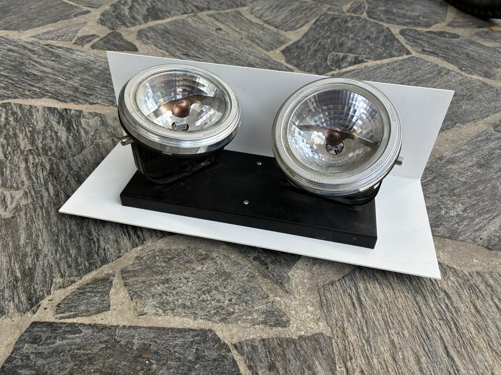 Deltalight outfit L designlamp met 2 spots, Huis en Inrichting, Lampen | Spots, Ophalen, Zo goed als nieuw