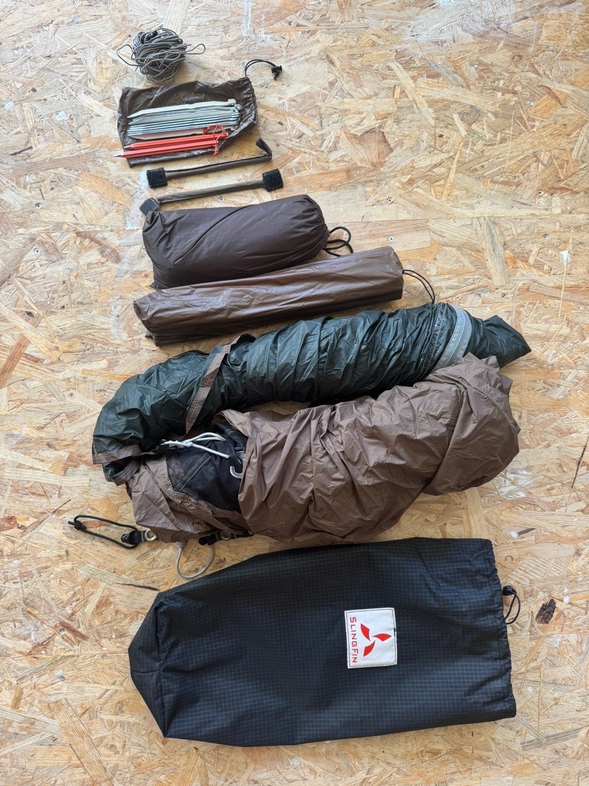 Slingfin Portal 2 Tent + Footprint, Ophalen of Verzenden, Zo goed als nieuw, Tot en met 2