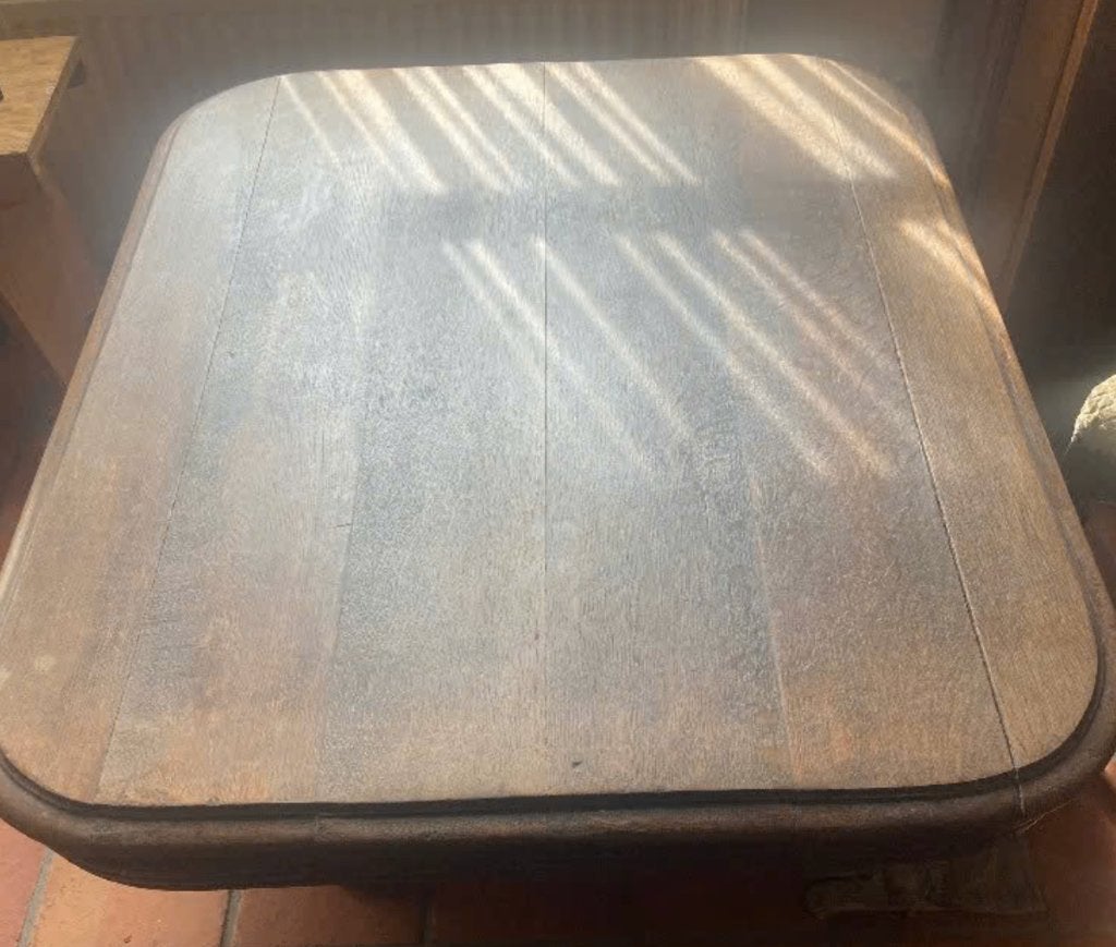 eiken salontafel, Ophalen