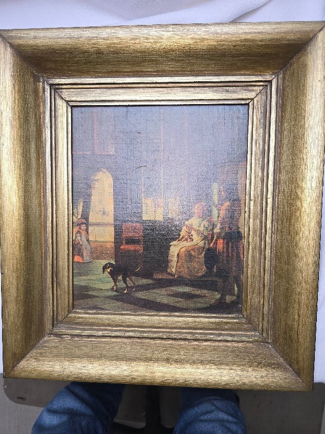 Schilderij, Enlèvement, Nature morte, Vieux hollandais, Peinture à l'huile