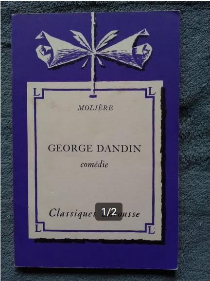 „George Dandin” Molière (1950), Boeken, Kunst en Cultuur | Dans en Theater, Gelezen, Toneel, Ophalen of Verzenden
