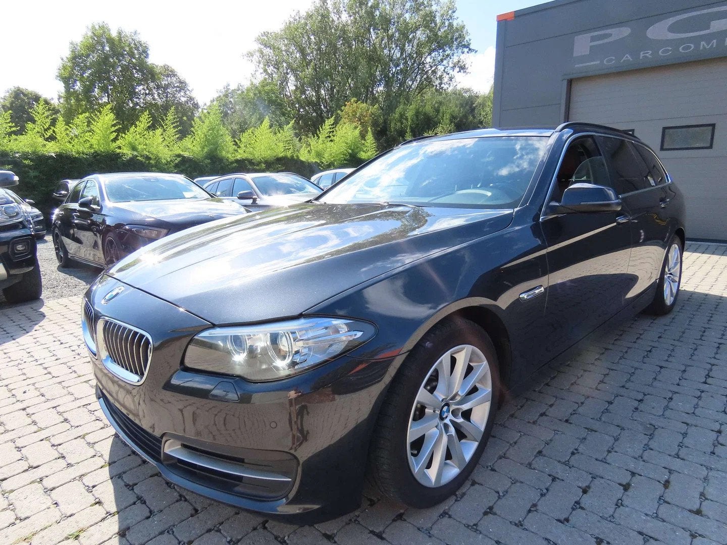 BMW 5 Serie 520 Touring 520 dA (automatique), Autos, BMW, Cuir, Euro 6, Entreprise, Commande vocale