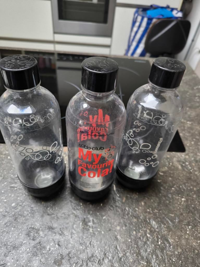 3 Sodastream flessen., Huis en Inrichting, Ophalen, Zo goed als nieuw