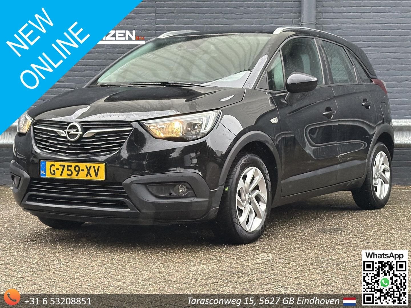 Opel Crossland X 1.2 Turbo Edition | € 5.350,- NETTO! | Crui, Autos, Autres modèles, Achat, Entreprise, Noir