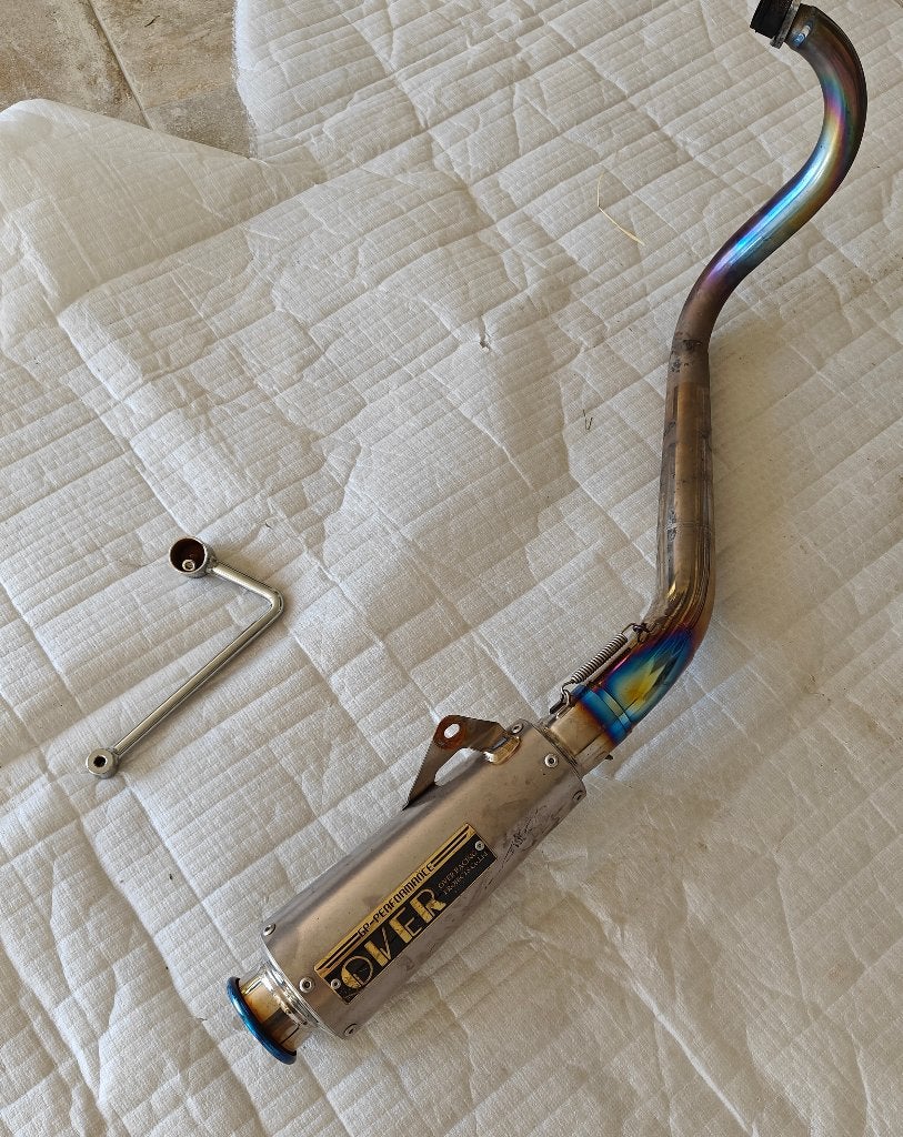 Over uitlaat - Racing GP-Performance Full Titanium, Fietsen en Brommers, Ophalen, Gebruikt, Uitlaat, Overige merken