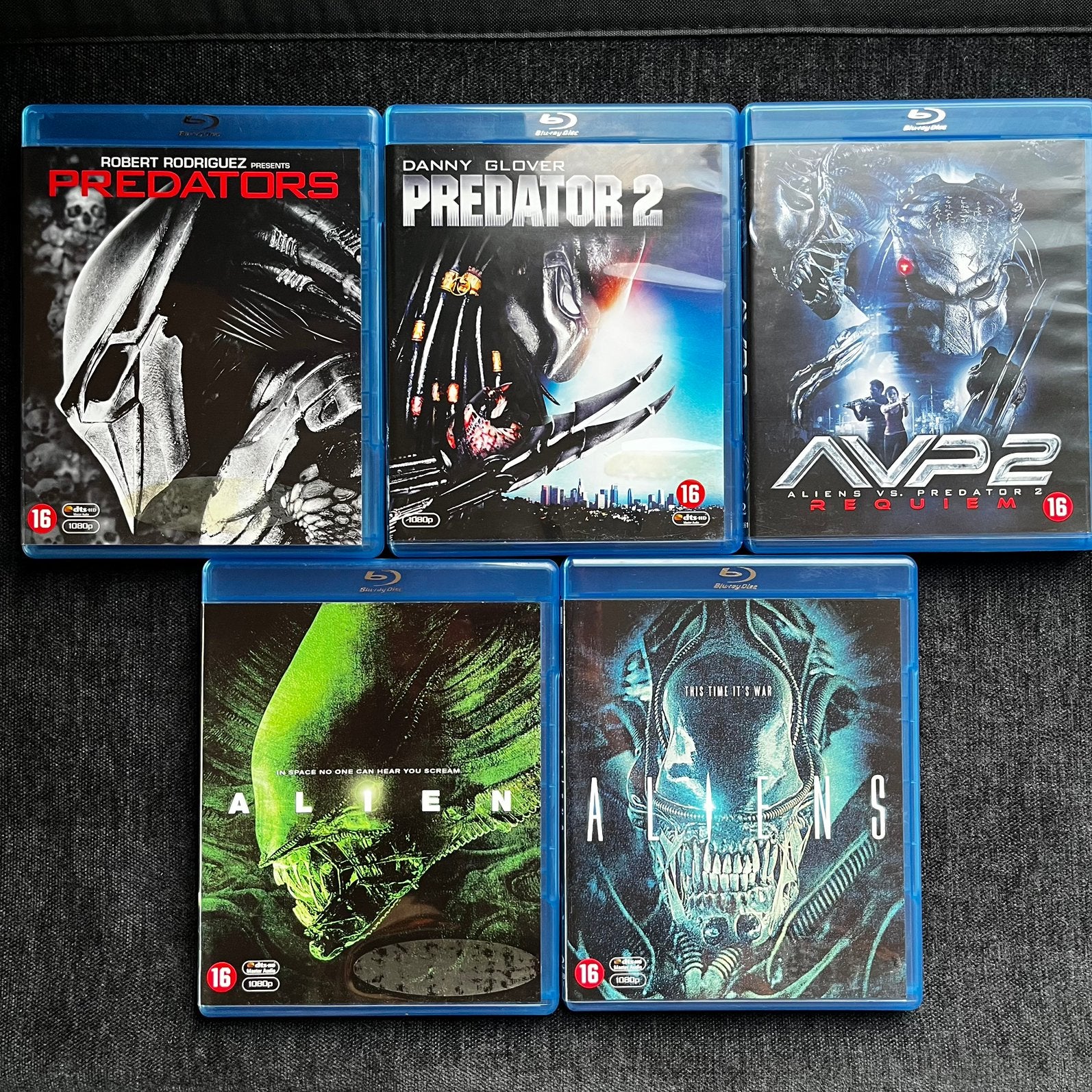 Alien & Predator Blu-ray Collection (5 Films), CD & DVD, Blu-ray, Enlèvement ou Envoi, Comme neuf, Blu-ray