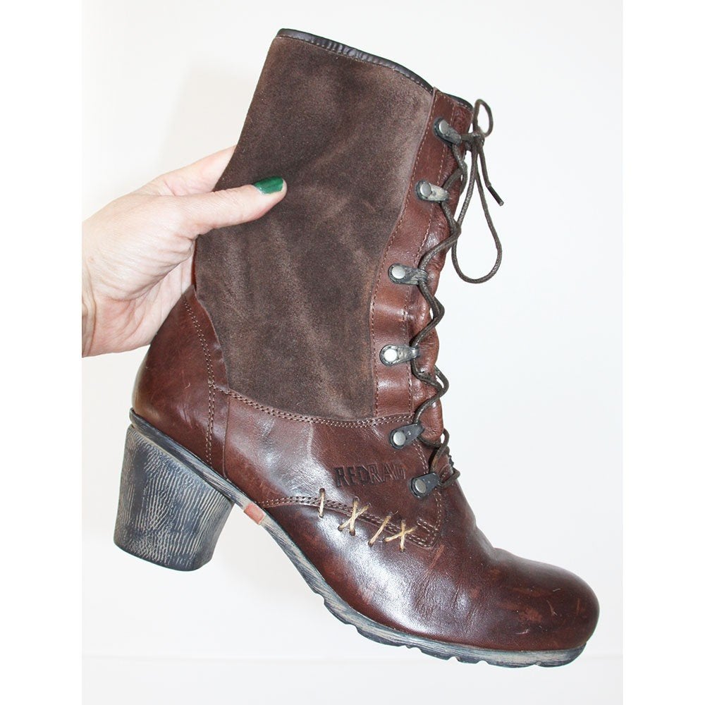 Belles bottes Redrag en cuir marron -S10 (taille 42) €55, -, Neuf, Enlèvement ou Envoi, Redrag, Brun
