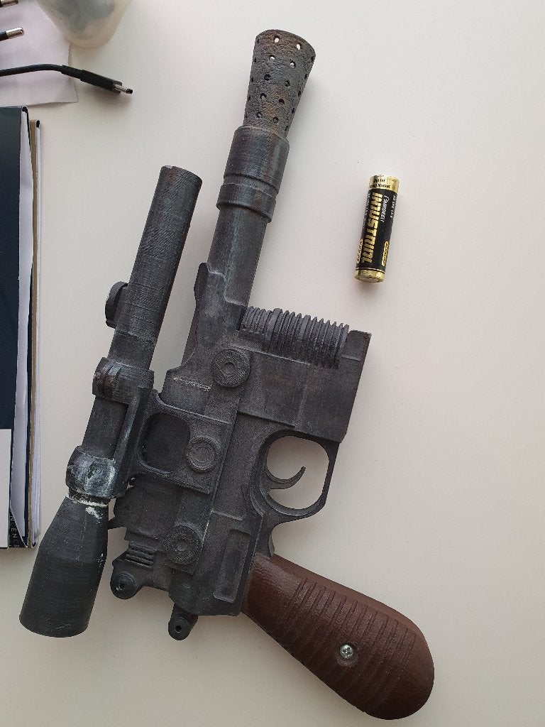 Star Wars 3D printed 1:1 Full Scale Blaster Han Solo Cosplay, Enlèvement, Utilisé