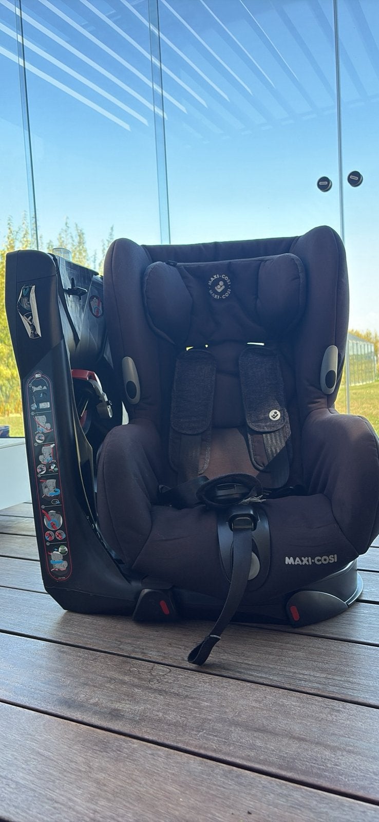 Siege auto Maxi Cosi Axiss Nomadblack 9-18kg pivotant, Enfants & Bébés, Ceinture de sécurité, Enlèvement, Utilisé, 9 à 18 kg