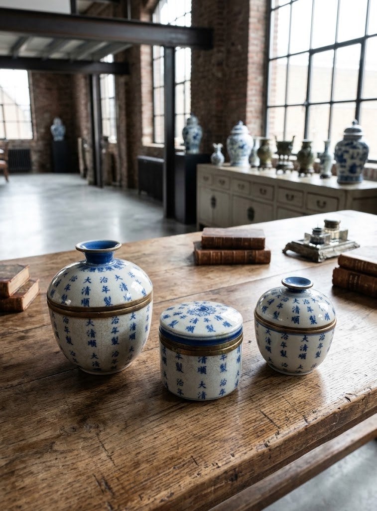ensemble de bocaux chinoise apocryphe Shunzhi, Enlèvement ou Envoi