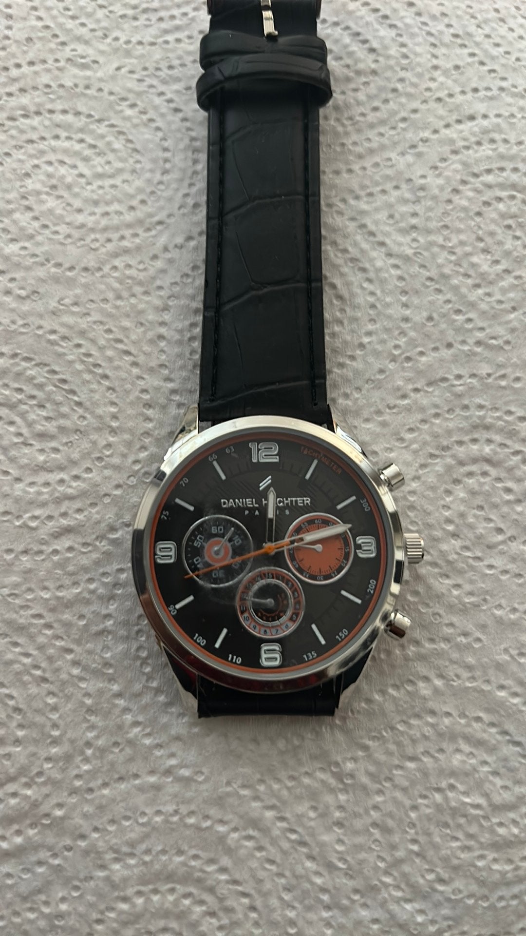 Montre homme Daniele Hechter atlas for men, Autres marques, Enlèvement ou Envoi, Cuir, Autres matériaux