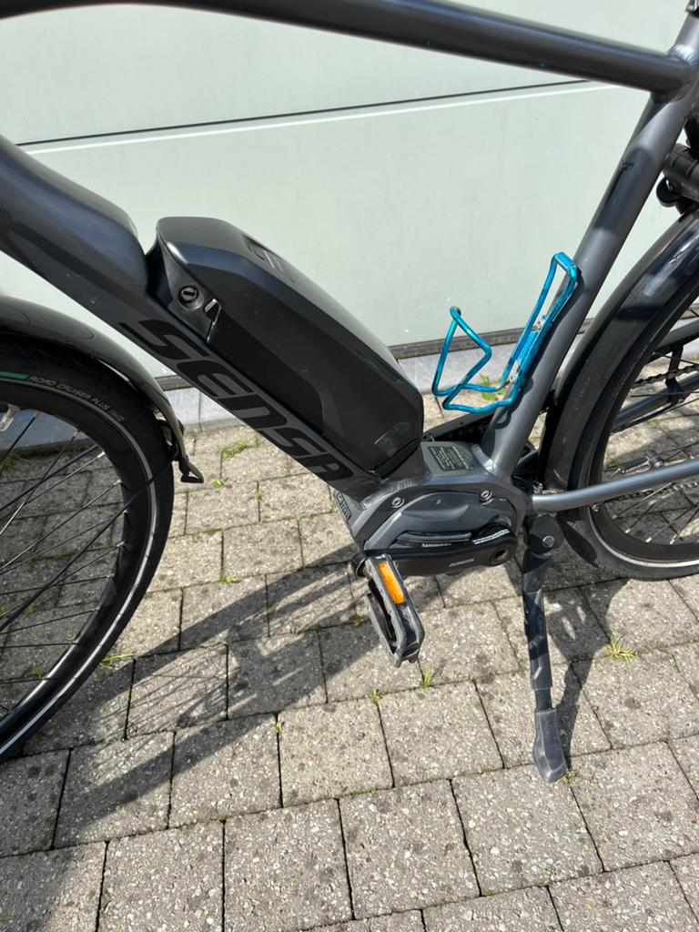 Zeer degelijke elektrische herenfiets, Fietsen en Brommers, Elektrische fietsen, Gebruikt, Overige merken, 50 km per accu of meer