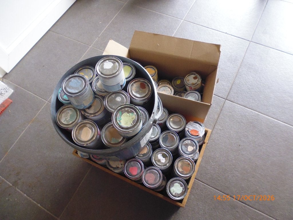 Echantillons de peinture acrylique, Bricolage & Construction, Moins de 5 litres, Autres couleurs, Comme neuf, Enlèvement
